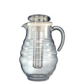 Acrylic Ribbed Body Ice Tube Pitcher (3.3 Liter)